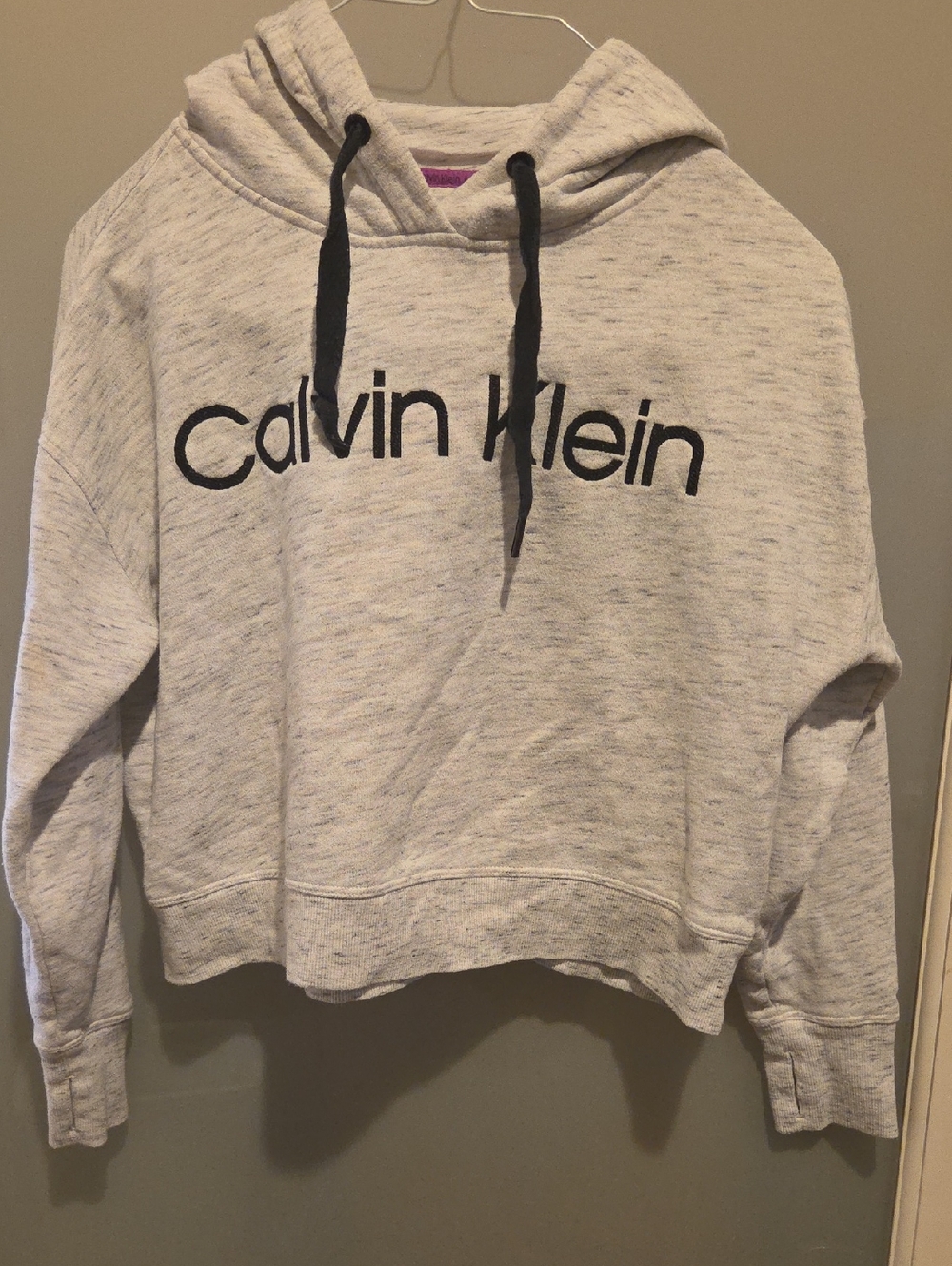 Calvin Klein Cropped Logo Hoodie